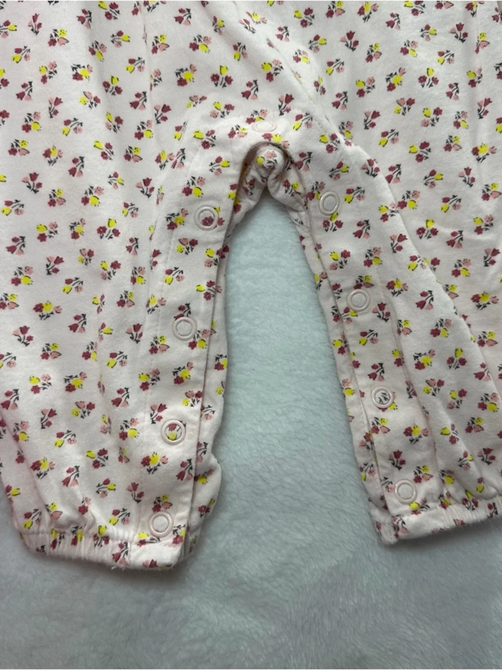 Baby Girl 6M Romper Bundle Carter’s‎ Floral Pink Red Ruffle Sleeveless